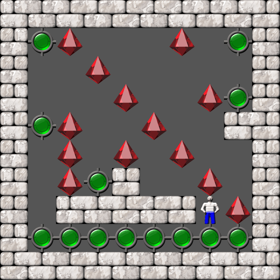 Sokoban Bugs collection level 37